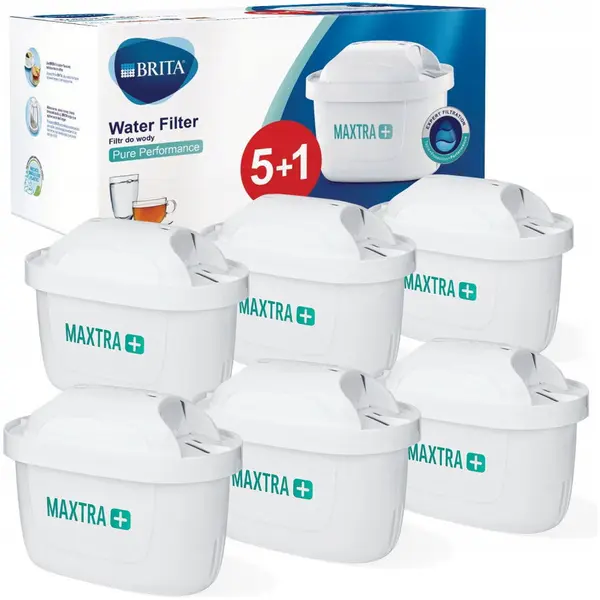 BRITA Set 6 filtre Brita MX+ Pro Pure Performance filter 5+1