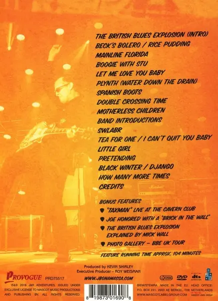 British Blues Explosion Live -DVD | Joe Bonamassa