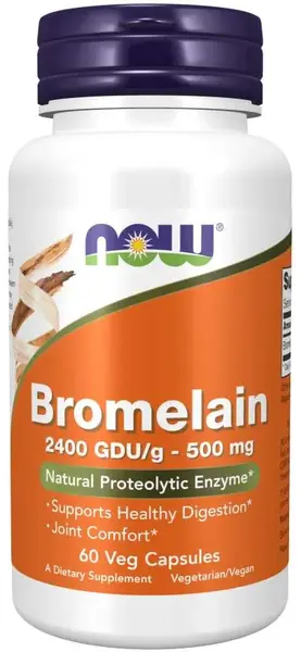 Bromelain, 500 mg, 60 capsule, Now