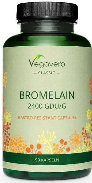 Bromelain, 500 mg, 90 capsule, Vegavero