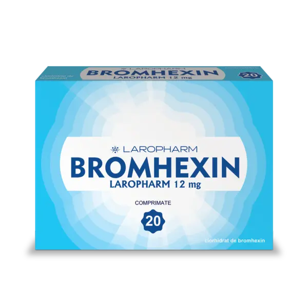 Bromhexin, Laropharm | 12mg x 20 comprimate