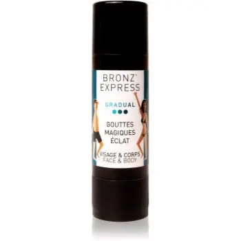 Bronz'Express Immediate Effect Magic Radiance Drops picaturi pentru bronzare