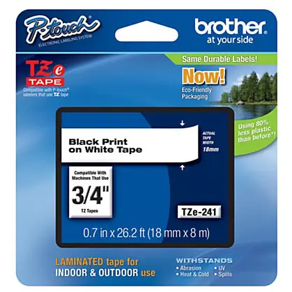 brother Banda de etichete Brother TZE241 P-Touch