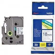 brother Banda laminata 18mm Brother TZE-243, BLUE ON WHITE