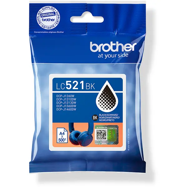 brother Brother LC521BK Black Inkjet Cartridge