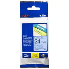 brother Brother TZE-551 Banda laminata 24mm BLACK ON BLUE