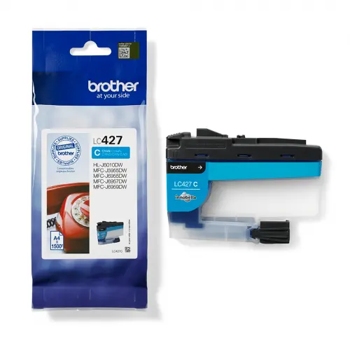 brother Cartus cerneala Brother LC427C, Original, Cyan, 1500 Pagini