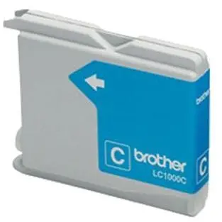 brother Cerneala Brother LC1000C cyan | 400pgs | DCP330C/ DCP540CN/ MFC5460CN