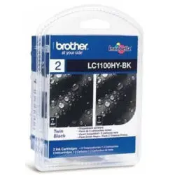 brother Cerneala Brother LC1100HYBK neagra| 2buc|900pgs x2 | DCP395CN/DCP585CW/DCP6690CW