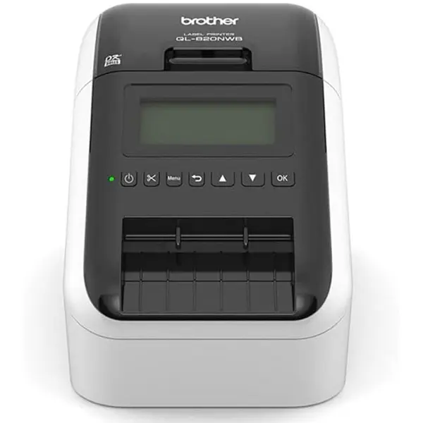 brother Imprimanta de etichete Brother QL-820NWBC, tehnologie direct termica, Alb Negru