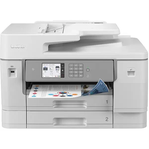 brother Imprimanta Multifunctionala Brother MFC-J6955DW, InkJet, Color, Format A3, Duplex, Retea, Wi-Fi, Fax