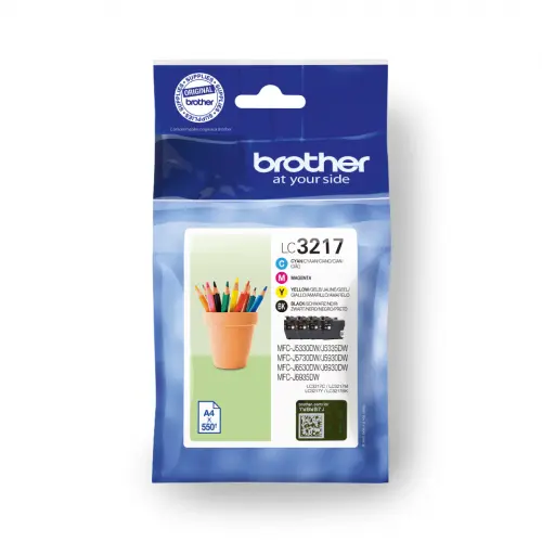 brother Pack Cartuse Cerneala Brother LC-3217VALDR CMYK