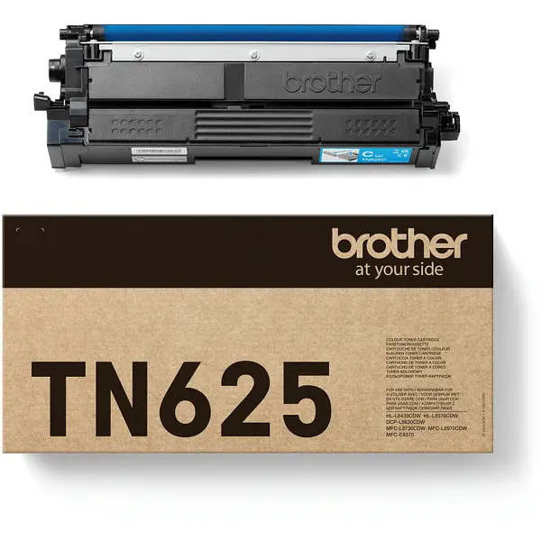 brother Toner Original Brother TN625C, Cyan, 1800 pagini, pentru Brother DCP-L8630CDW / HL-L8430CDW / HL-L8570CDW / MFC-L8730CDW / MFC-L8970CDW