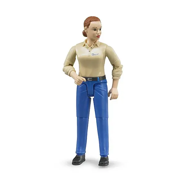 Bruder - Figurina Femeie Cu Pantaloni Albastri