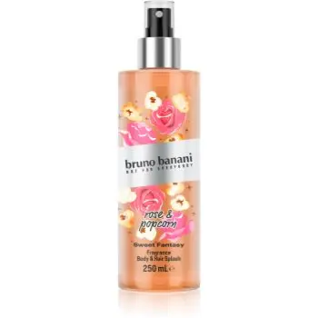 Bruno Banani Sweet Fantasy Rose & Popcorn spray de corp parfumat pentru corp si par