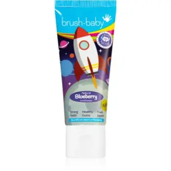 Brush Baby Rocket pasta de dinti pentru copii afine
