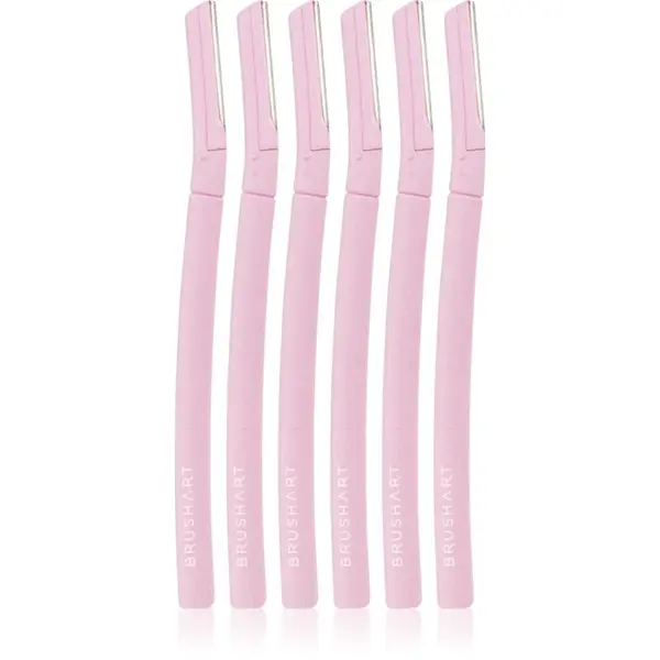 BrushArt Accessories Face & Brow razors brici pentru sprâncene 6 buc