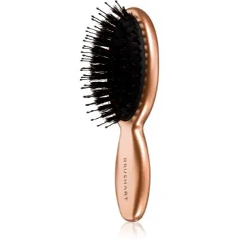 BrushArt Hair Boar bristle paddle hairbrush perie de par cu peri de mistret