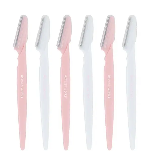 Brushworks Angled Dermaplaners (Pack of 6)