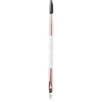 Brushworks Double Ended Brow Brush perie pentru modelarea sprâncenelor cu pensula