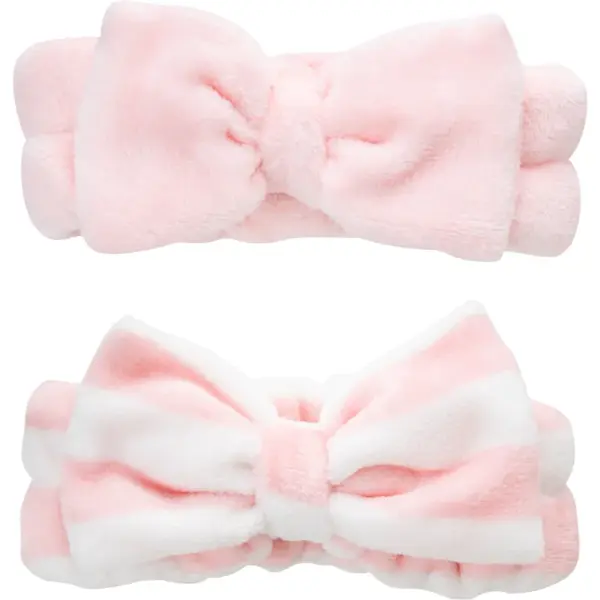 Brushworks Makeup Headbands bentiță cosmetică cu fundă