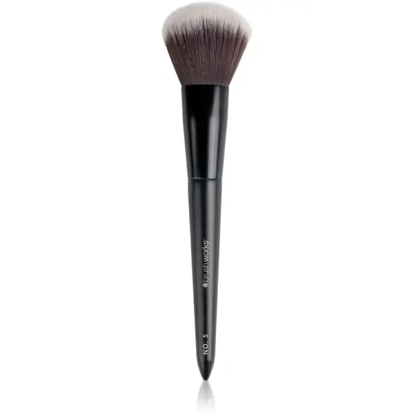 Brushworks Powder Brush pensula pentru aplicarea pudrei tip NO. 5 1 buc