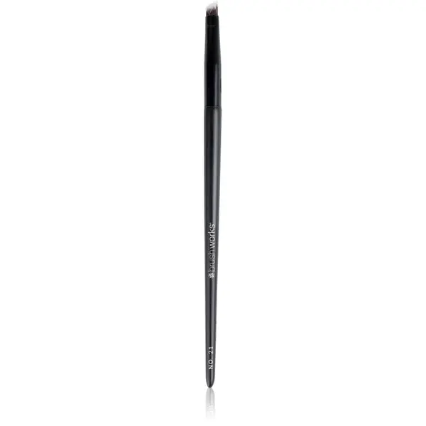 Brushworks Precise Brow perie curbata pentru sprancene tip NO. 21 1 buc