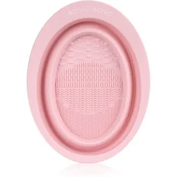 Brushworks Silicone Makeup Brush Cleaning Bowl Dispozitiv de silicon pentru perii de curățare