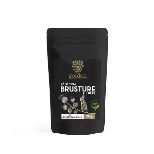 Brusture Rădăcină Pulbere 100% Naturală, 70g | Golden Flavours
