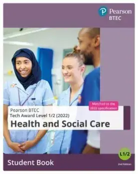 BTEC Tech Award 2022 Health and Social Care Student Book. 2 ed, Paperback/***