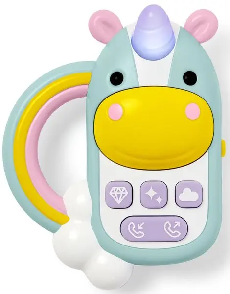 Bucarie pentru bebelusi Skip Hop - Telefon muzical, unicorn