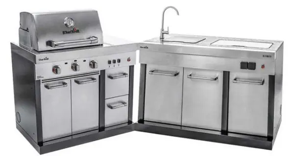 Bucatarie exterioara modulara Char-Broil Ultimate Entertainment gratar + chiuveta
