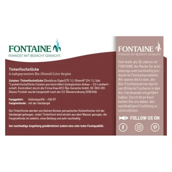 Bucati de caracatita in ulei de masline extravirgin bio - 110 g
