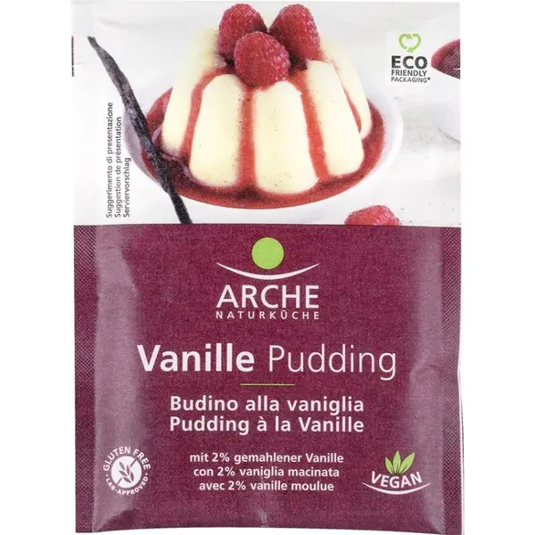 Budinca Bio de Vanilie, 40 g Arche Naturküche