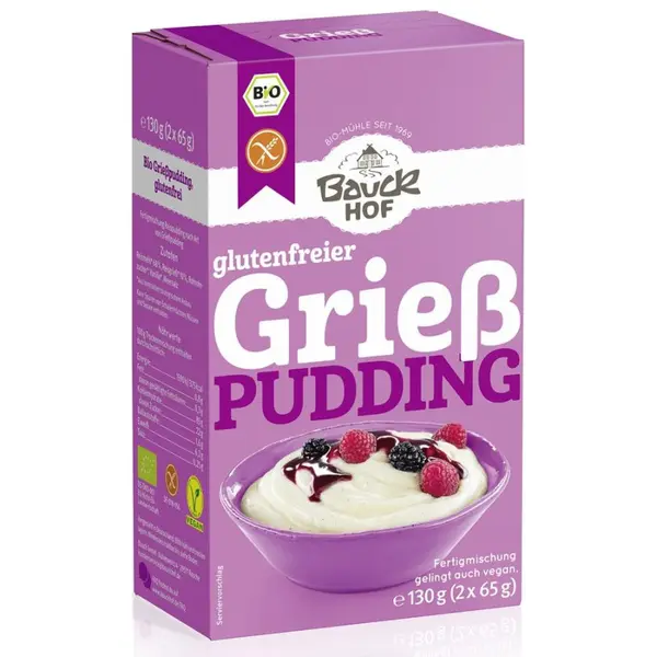 Budinca de gris fara gluten, eco - 130 g