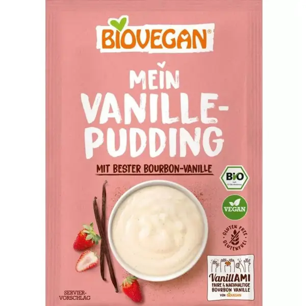 Budinca de Vanilie, Bio, 36 g, Biovegan