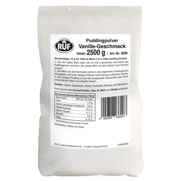 Budinca de Vanilie, Ruf, 2.5 kg