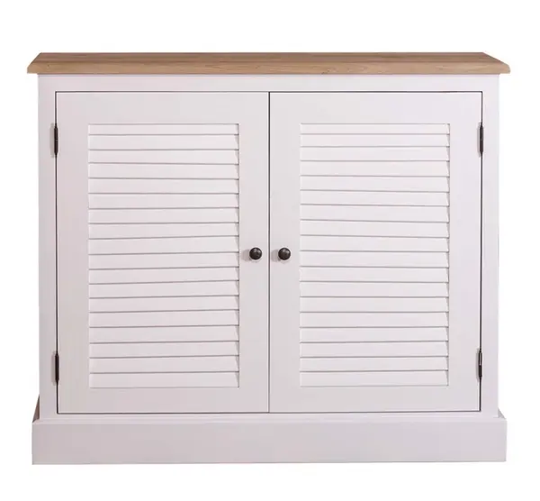 Bufet cu 2 usi, blat stejar, Colectia Shutter cu finisaj Vopsit