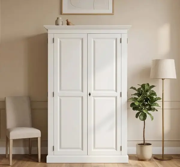 Bufet cu 2 usi, cu dim. 120x60x190, din MDF cu finisaj Vopsit