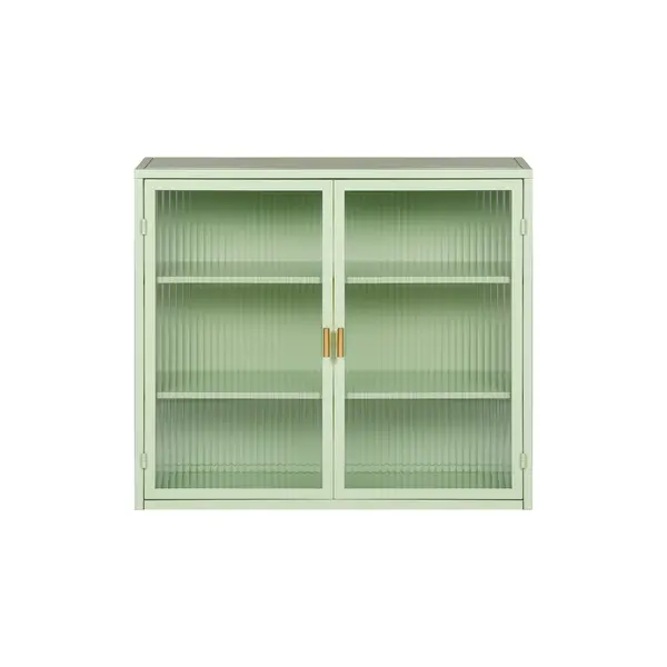Bufet modern cu două uși, Verde | Aosom Romania