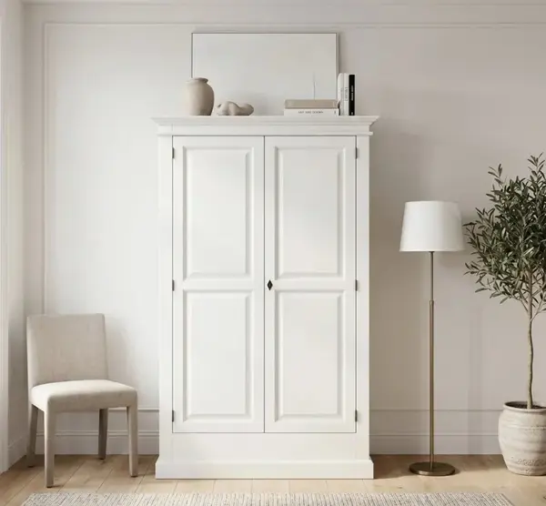 Buffet cu 2 usi, cu dim. 125x51x200, din MDF cu finisaj Vopsit