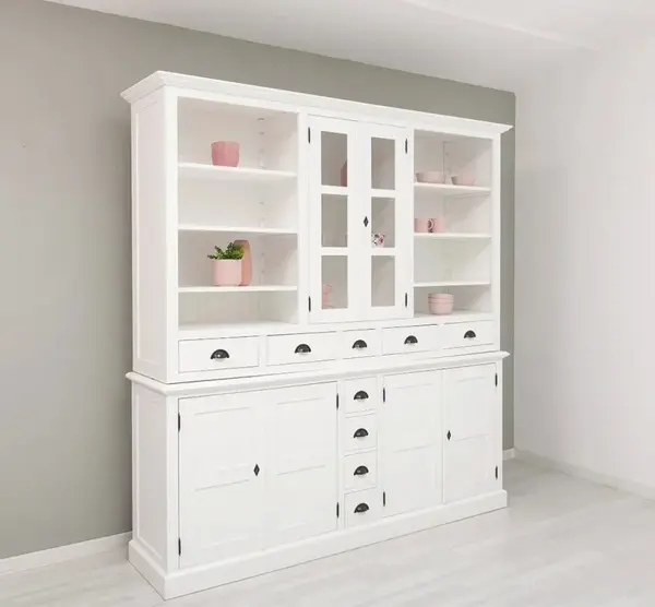 Buffet cu 6 usi si 9 sertare cu dim. 210x50x220, MDF, dupa desen