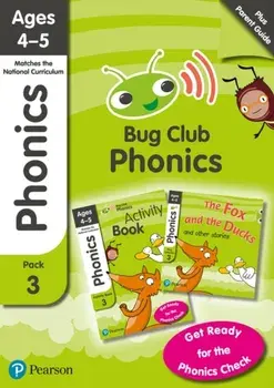 Bug Club Phonics Learn at Home Pack 3, Phonics Sets 7-9 for ages 4-5 (Six stories + Parent Guide + Activity Book)/Emma Lynch