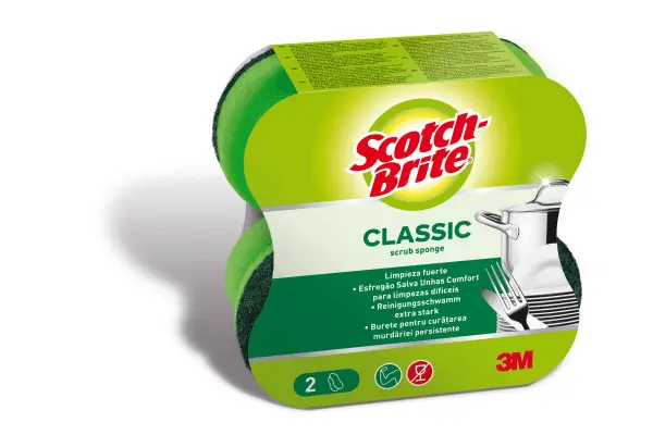 Burete ergonomic Scotch-Brite® 2 bucati/pachet Burete vase classic Comfort Scotch-Brite 2 buc