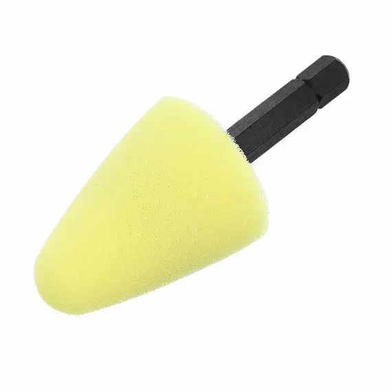 Burete fin de polish, conic, galben, 30x40mm, ZviZZer