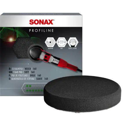 Burete gri pentru polish FIN soft finish 160MM Sonax