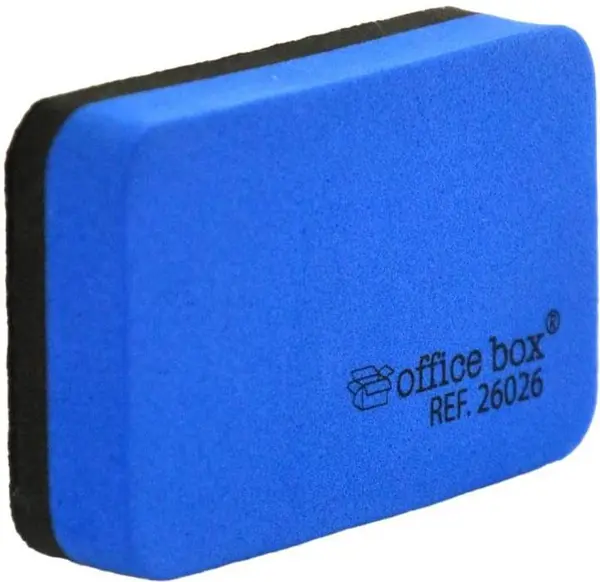 Burete magnetic pentru tablă albă OfBox - 7.3 x 4.4 x 1.5 cm, albastru