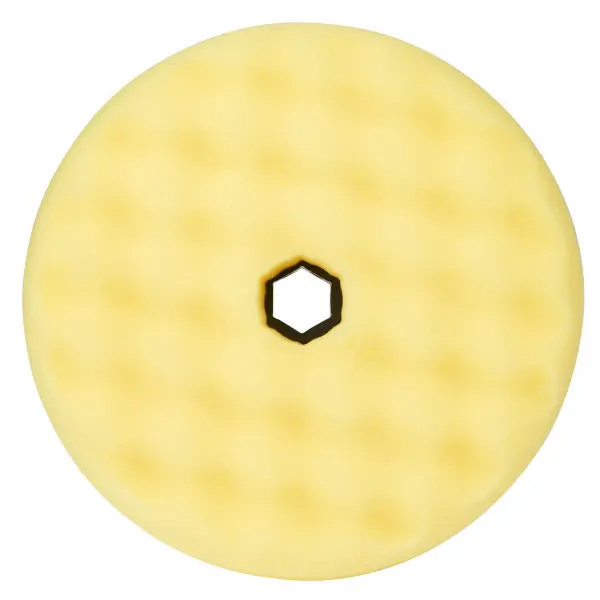 Burete polis mediu cu fata dubla 3M Quick Connect, galben, 150mm