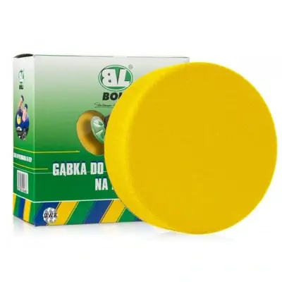 Burete polish abraziv spre mediu, 150mm, 25mm grosime, galben BOLL