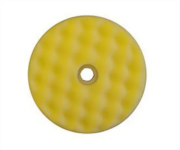Burete polish galben valurit 3M cu fata dubla Quick Connect 150mm
